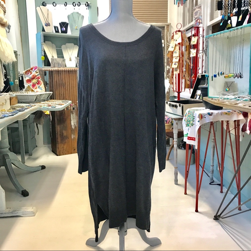 High low sweater dress sz M